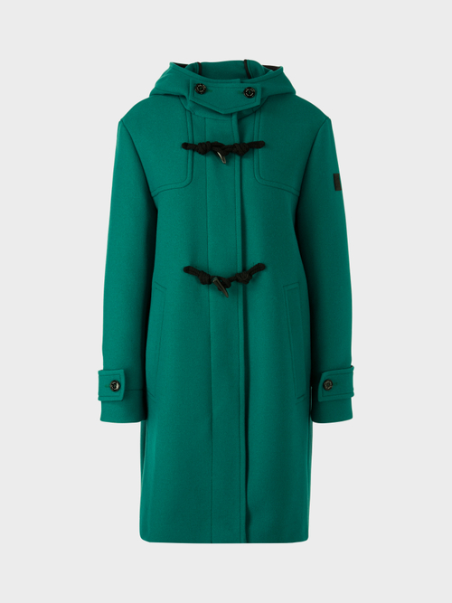 Manteau en laine avec fermoirs agrafés