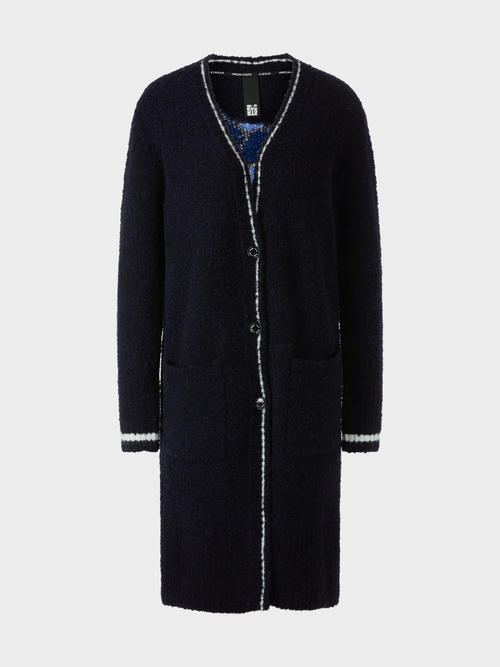 Knitted "Rethink Together” coat