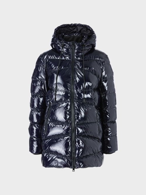 Veste outdoor matelassée avec capuche