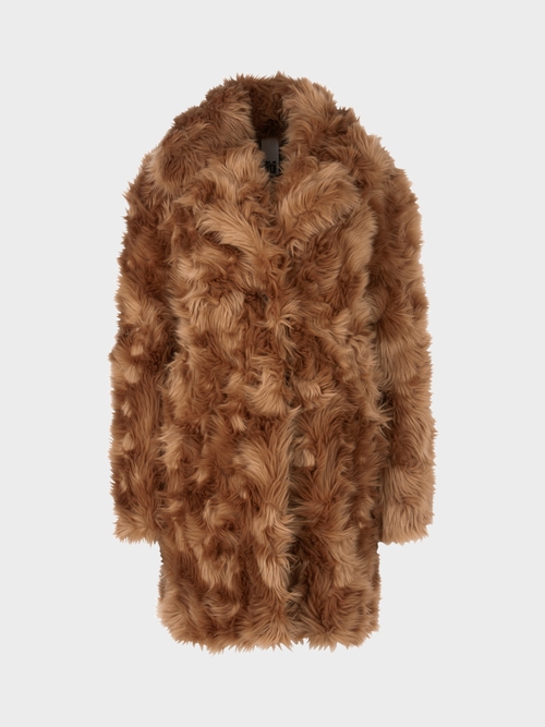 Veste outdoor avec fausse fourrure