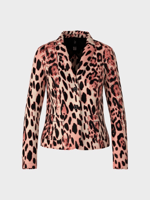 Blazer imprimé léopard