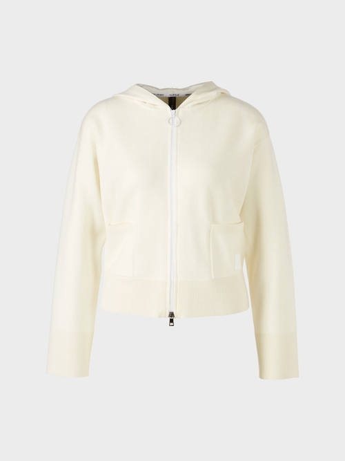 Double-faced hooded jacket