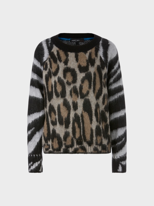 Gedessineerde sweater Knitted in Germany
