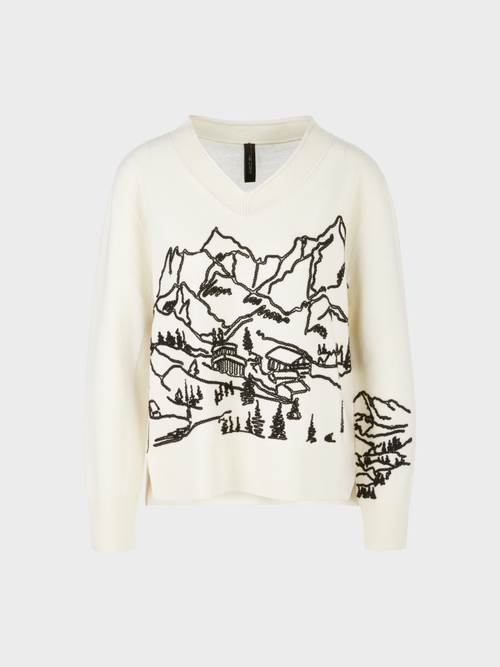 Pull encolure en V "Rethink Together"