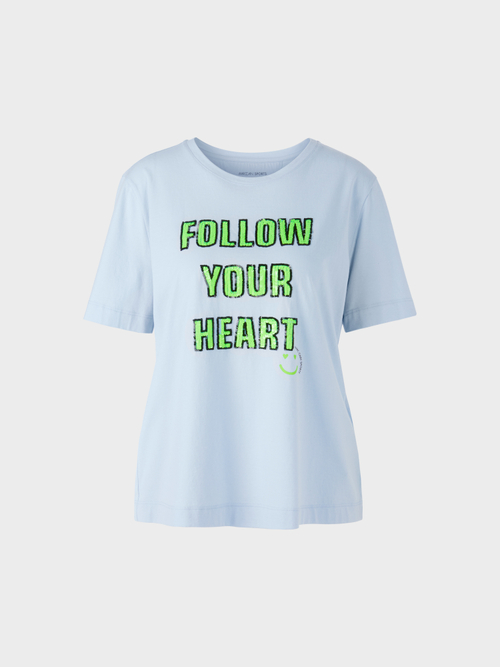 T-shirt met motief van paliletten