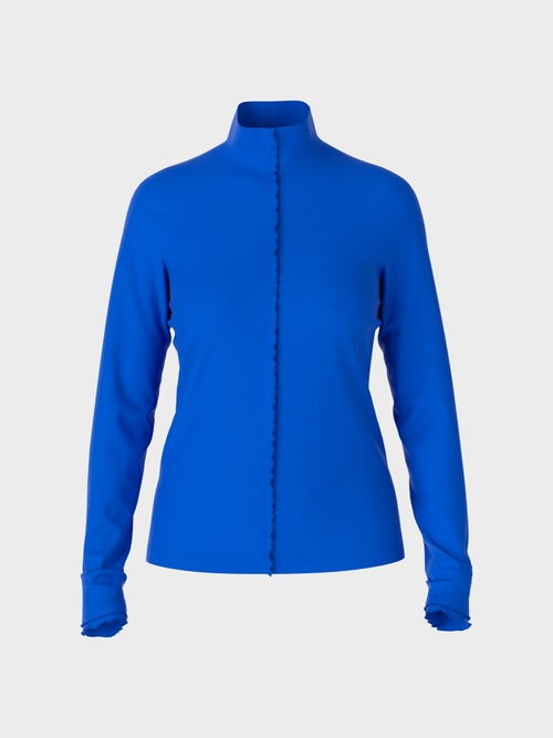 Tee-shirt manches longues avec col droit