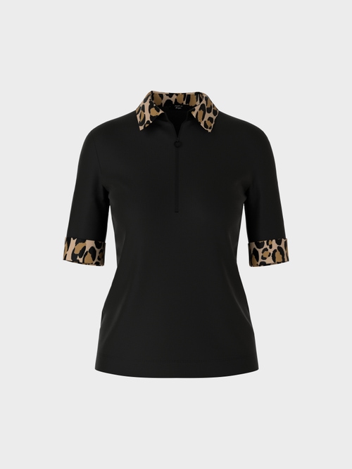 Polo-Shirt mit Zippverschluss