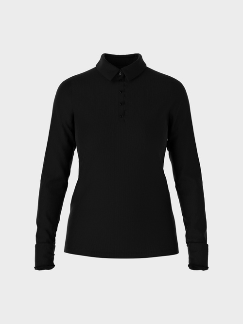 Poloshirt van ribjersey