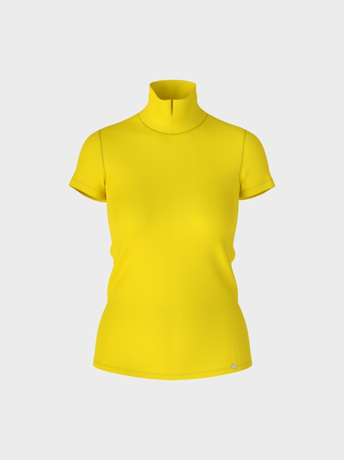 Tee-shirt col roulé fendu