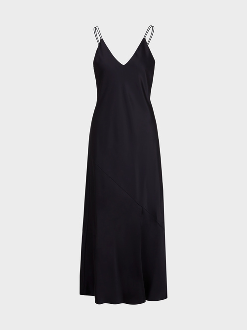 Midi-length strap dress