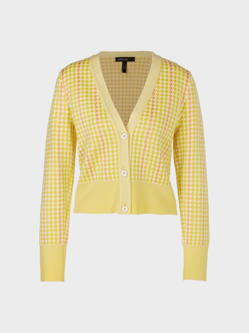 Checked cardigan Knitted in Germany