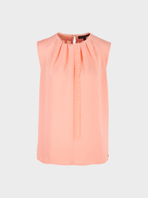 Top à détail de ruchés