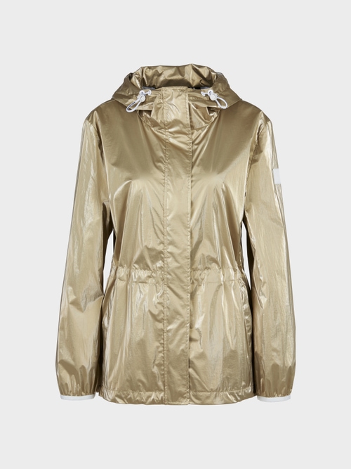 Outdoorjacke mit Zipp und Kapuze