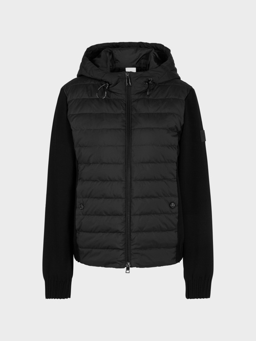 Veste sport en matières mixtes