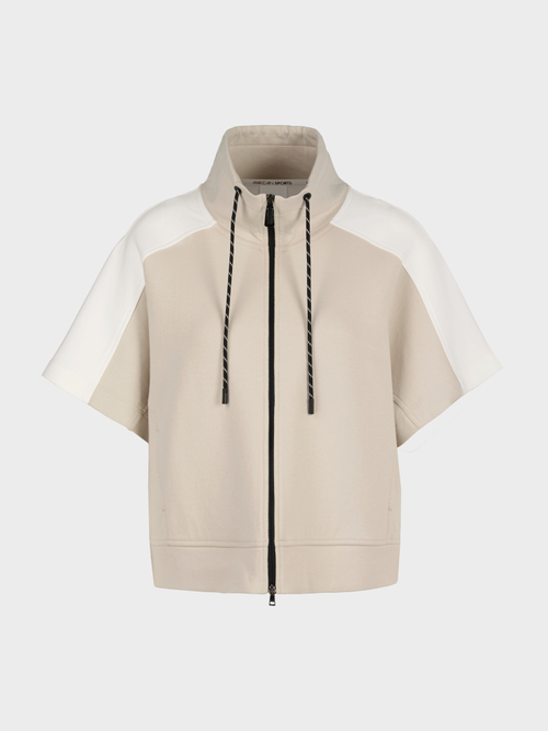 Zippjacke mit Kurzarm