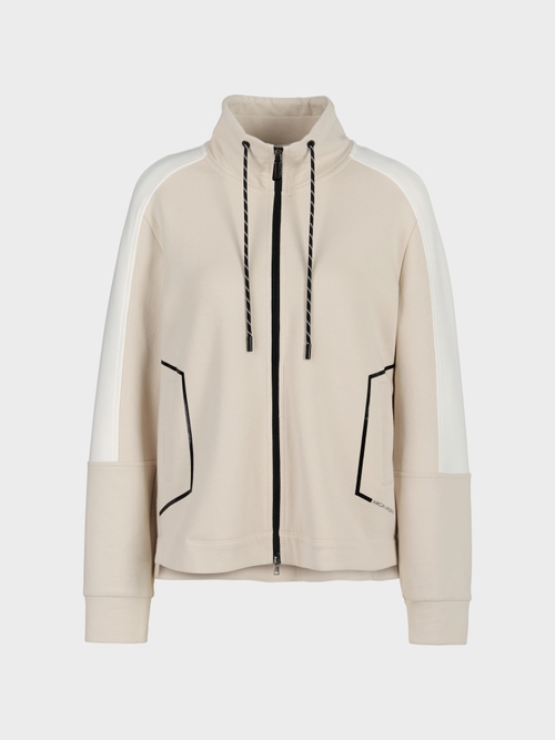 Sportive Zippjacke mit Stehkragen