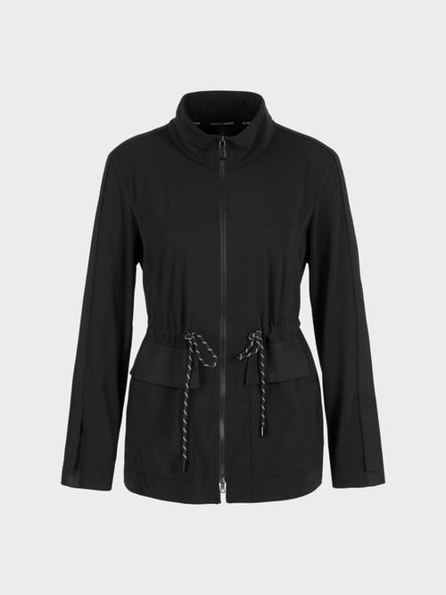 Veste avec cordon coulissant