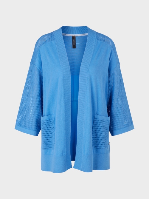 Cardigan avec empiècement ajouré