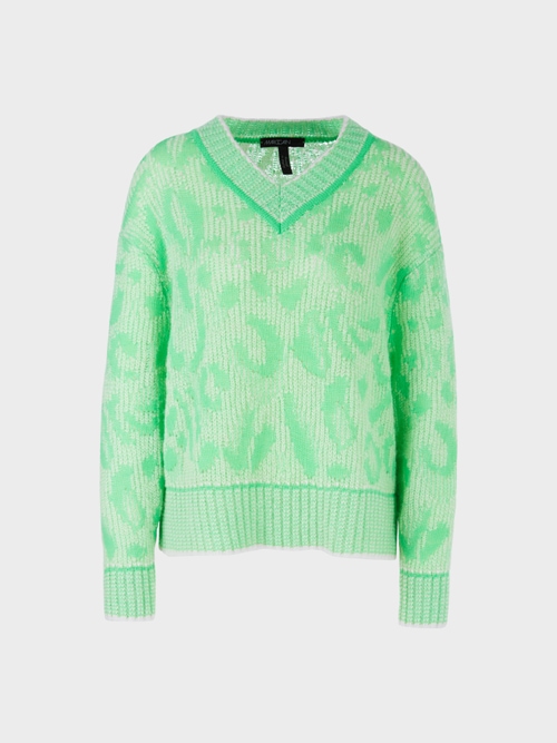 Gedessineerde sweater – Knitted in Germany