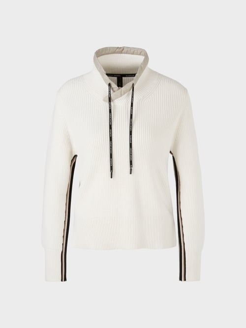 Sweater met sjaalkraag