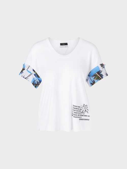 T-shirt avec manches imprimées