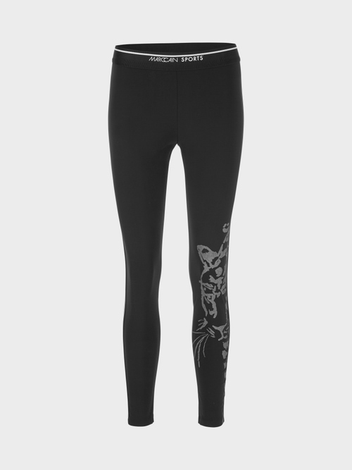 Leggings mit Leo-Print