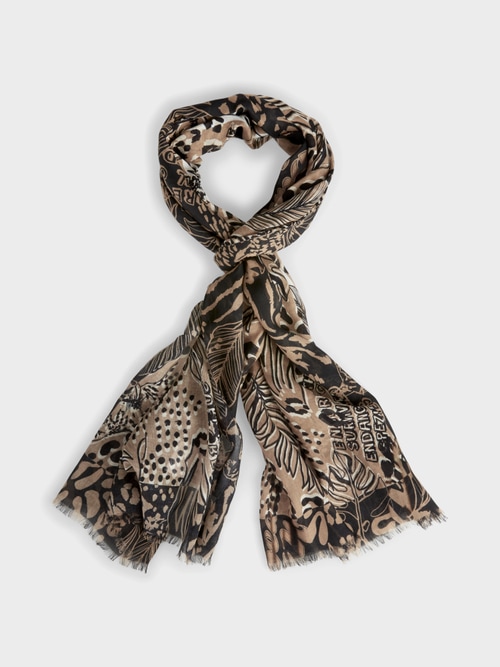 Scarf with all-over print