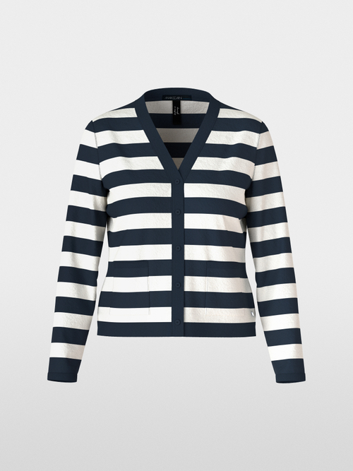 Streifen-Cardigan Knitted in Germany