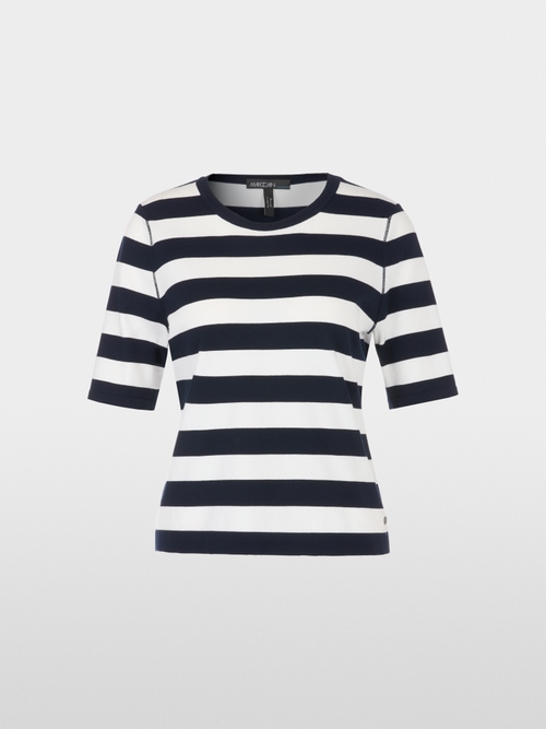 Striped cardigan knitted in Germany