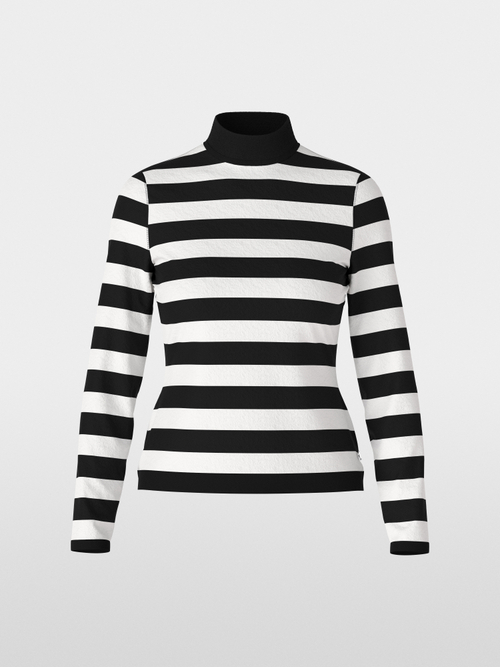 Striped jumper knitted in Germany