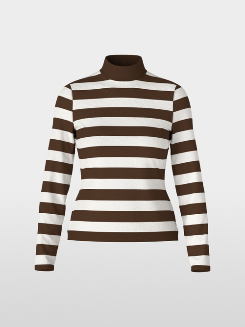 Striped jumper knitted in Germany