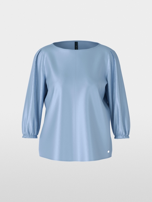 Loose silk blouse
