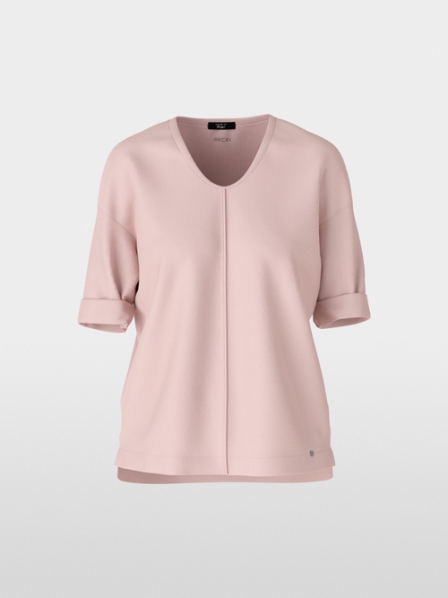 Blouse shirt with V-neck