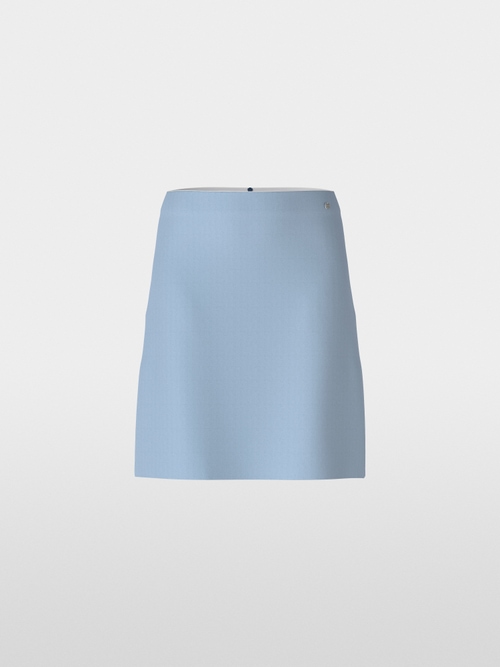 Unicoloured mini skirt