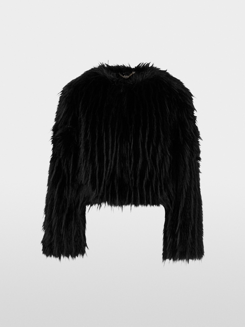 Outdoorjacke aus voluminösem Fun Fur