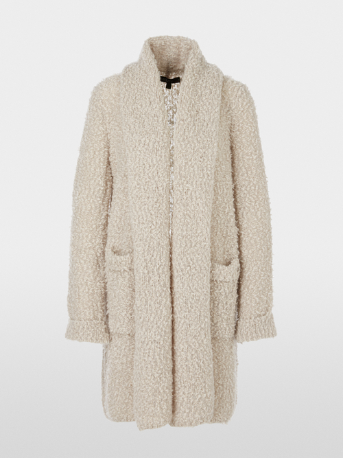 Bouclé cardigan - knitted in Germany