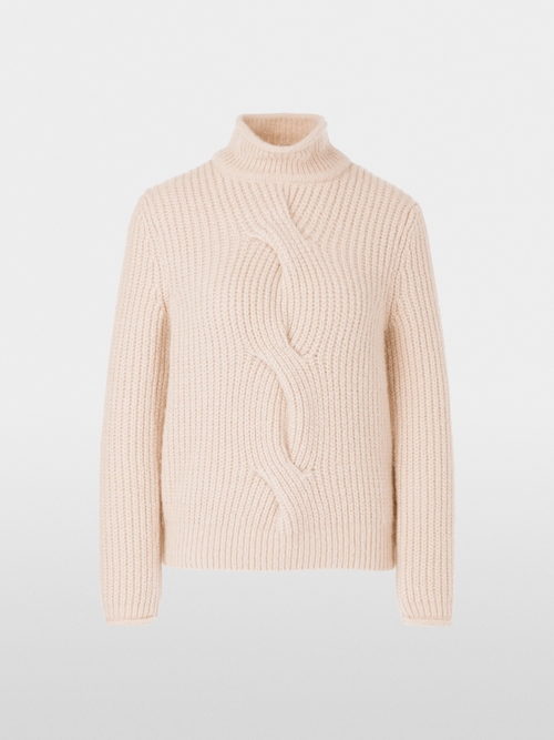 Sweater mit Zopf - Knitted in Germany