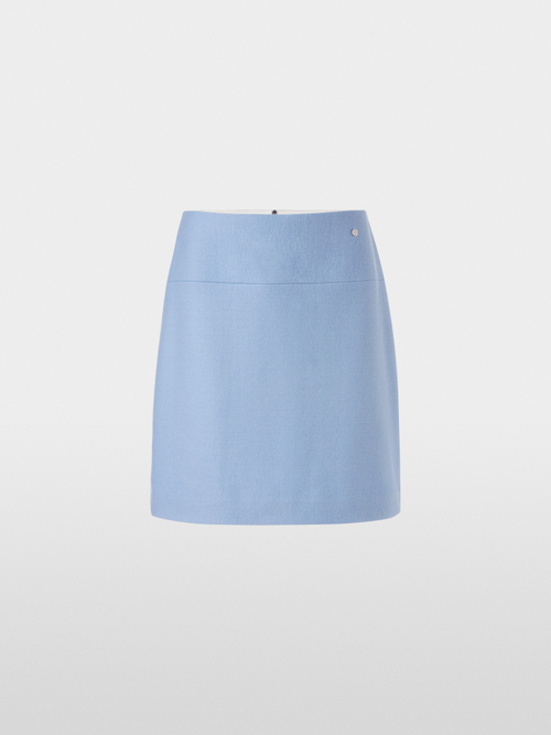 Wool mini skirt - knitted in Germany