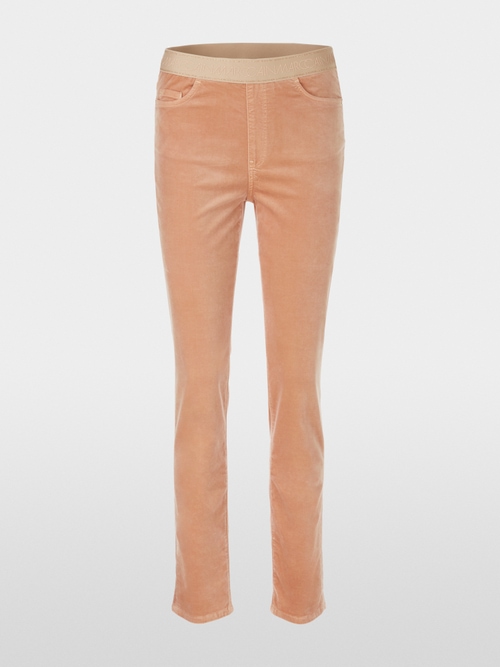 SIENA - velvet slip-on trousers