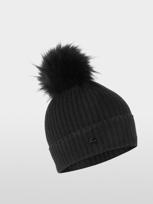 Rib knit cap