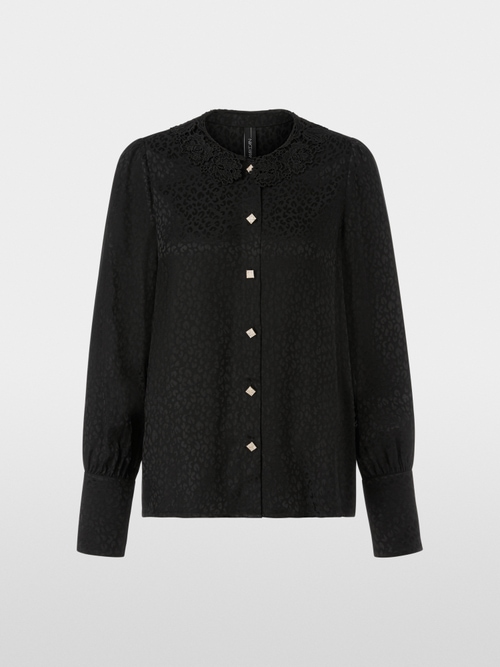 Leo jacquard blouse