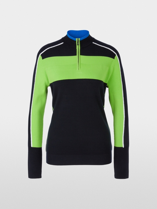 Sweater with colour blocking