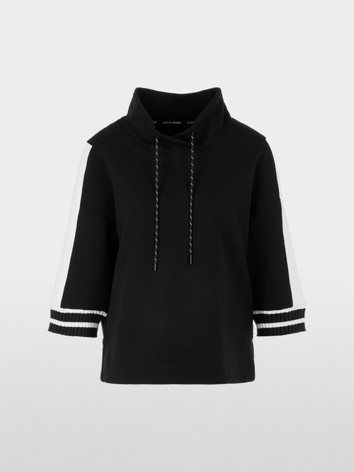 Sweatshirt oversize avec manches 3/4