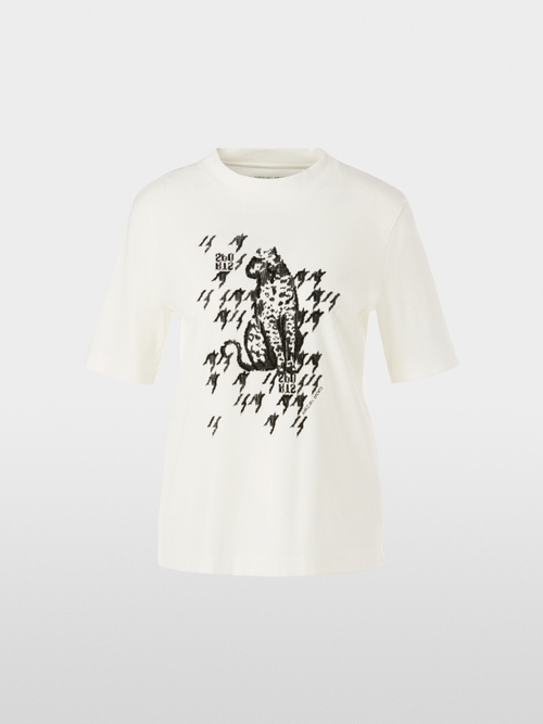 T-shirt avec imprimé léopard
