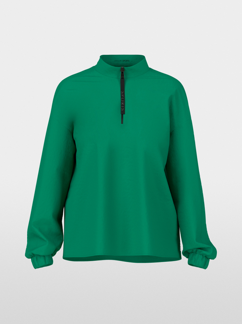 Slip-On Blouse with Zipper