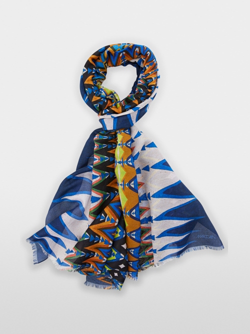 Foulard avec dessin ethnique allover