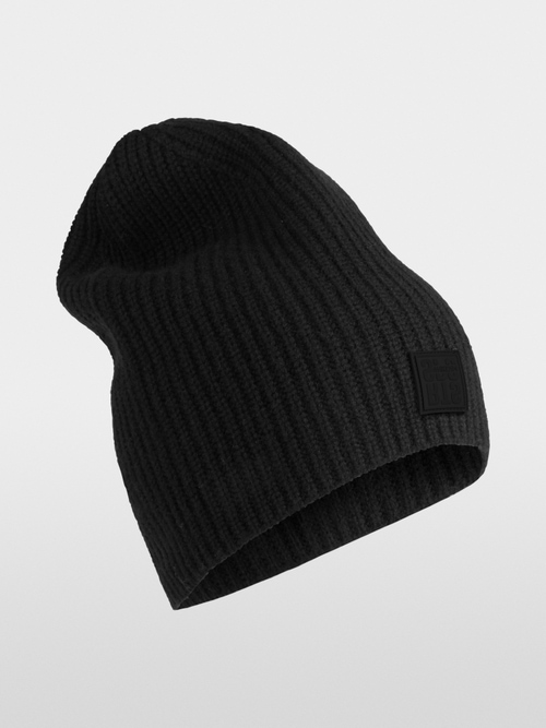 Casquette en tricot côtelé