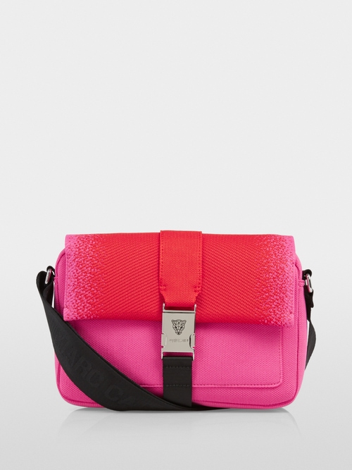 Sac à bandoulière avec clip léopard