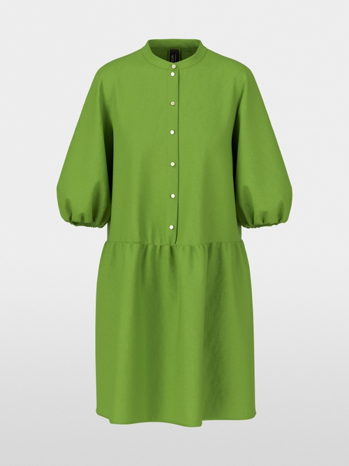 Plain cotton shirt dress