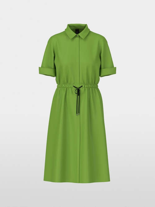 Kurzes Hemdblusenkleid in uni